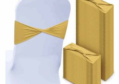 Gold chair bands