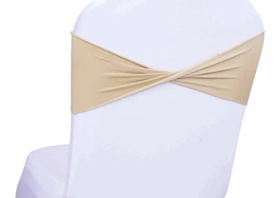 Champagne chair bands