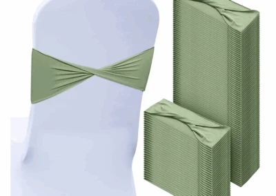 Sage green chair bands