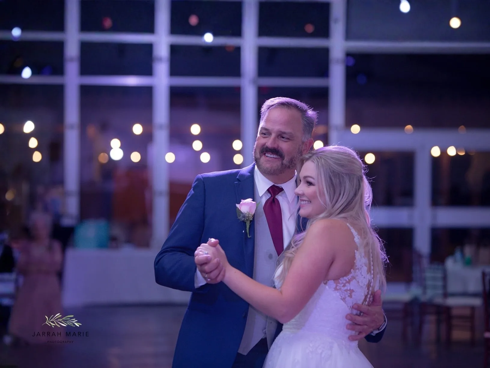 A happy couple celebrates at Enchanted Ranch