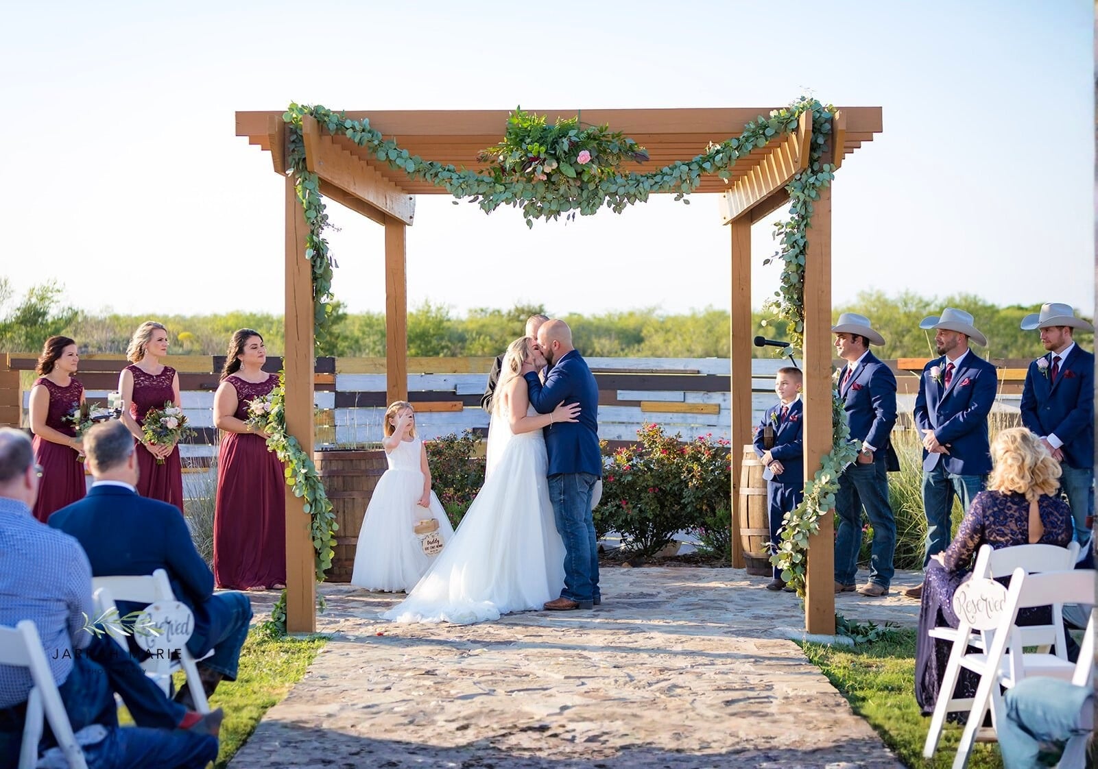A wedding celebration at Enchanted Ranch