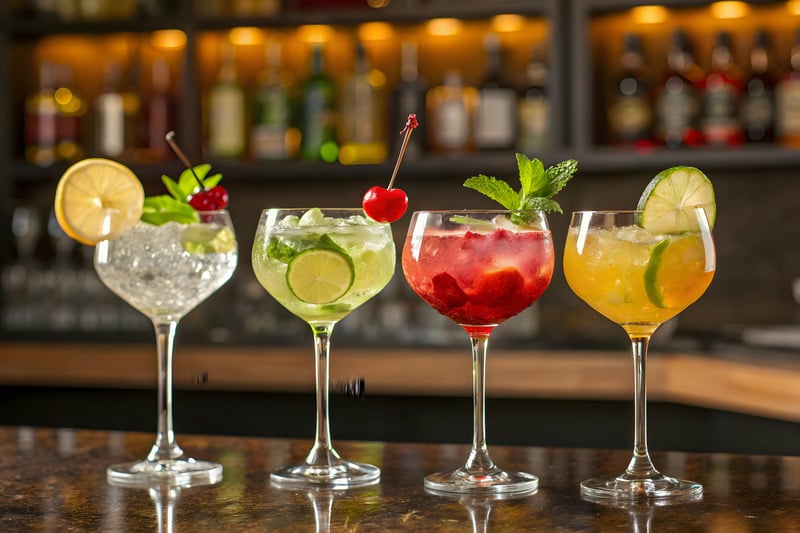 Drinks for a wedding celebration